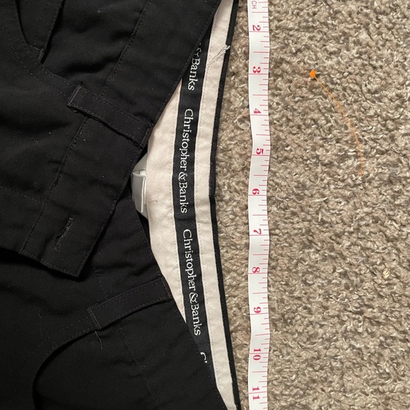 Christopher & Banks Men's Black Chinos - Picture 2 of 5